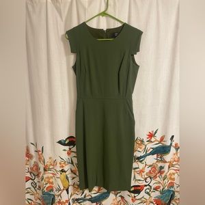 JCrew Olive Green Resume Dress